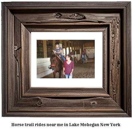 horse trail rides near me in Lake Mohegan, New York